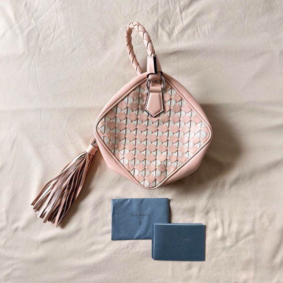 SERAPIAN  Petra Geometric Handbag in Mosaico - Picture 8 of 9